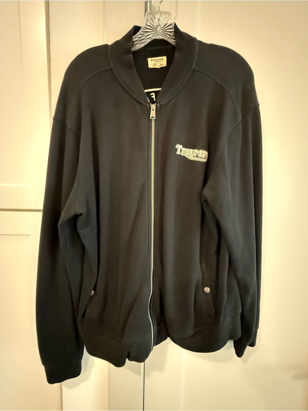 Lucky Brand Black Zip-Up Sweater